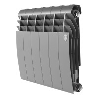 Радиатор Royal Thermo 350 х 6 секций BiLiner Silver Satin биметаллический секционный